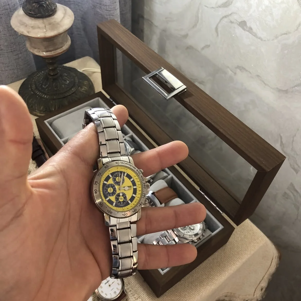 ⌚✅TechnoSmartMonter chronographe Abarth inoxydable robuste