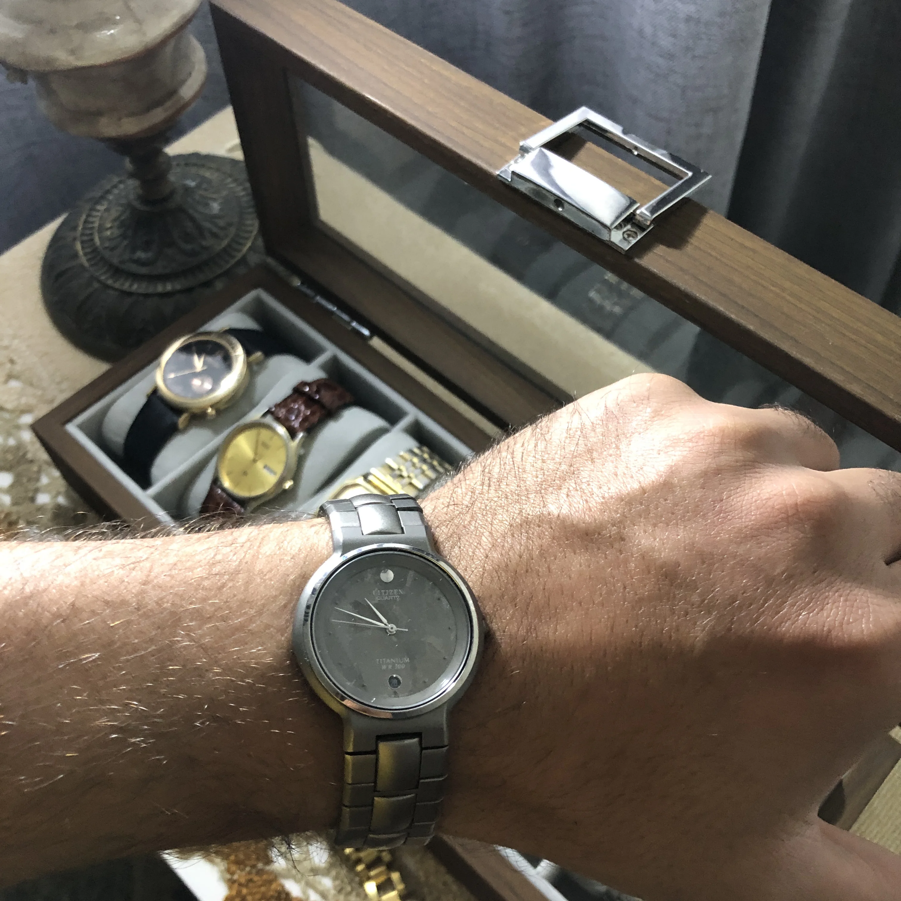 ⌚✅Citizen ✅ Reloj Citizen Titanium Gris Gris Blanco