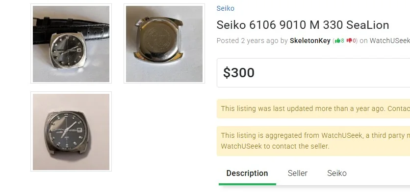 ⌚✅ Seiko ✅ Vintage Seiko DX Stainless Steel Watch