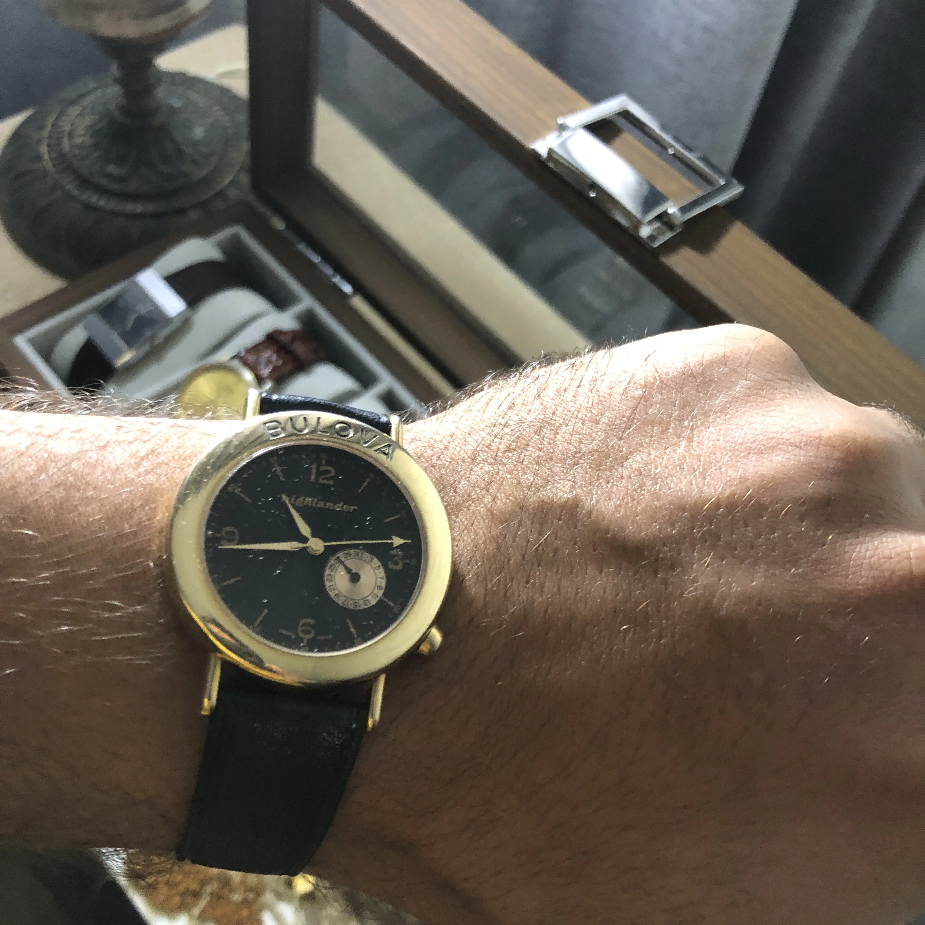 ⌚✅Bulova ✅ Orologio Vintage Bulova Highlander QUARTZ With A Special Movement WORKING