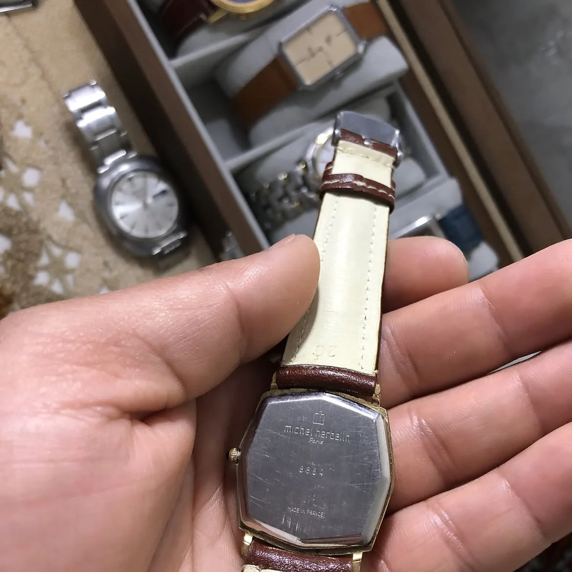 ⌚ ✅Michel Herbelin   vintage Michel Herbelin Quartz Model 1980
