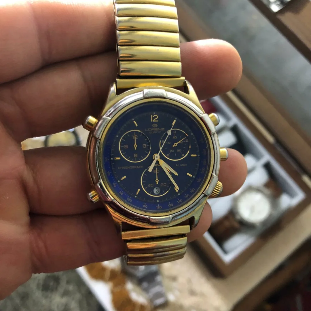 ⌚ Vintage Lorenz Chronograph Alarm (Référence 13646) datant de la fin des années 1980 ou du début des années 1990