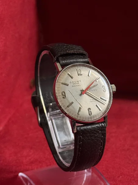 Swiss Royal 2000 Slim Mechanical Wrist Watch Men - 1970-1979