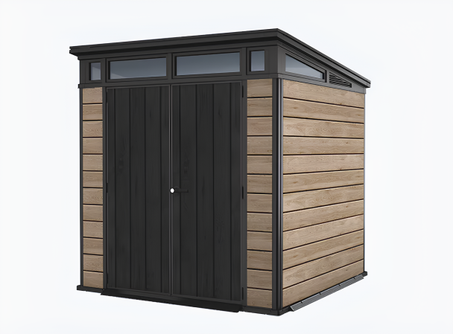 Signature 7x7 Storage Shed - Ashwood Brown