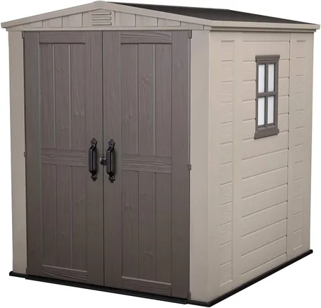 Factor 6x6 Storage Shed - Brown
