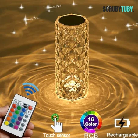 مصباح طاولة كريستالي LED