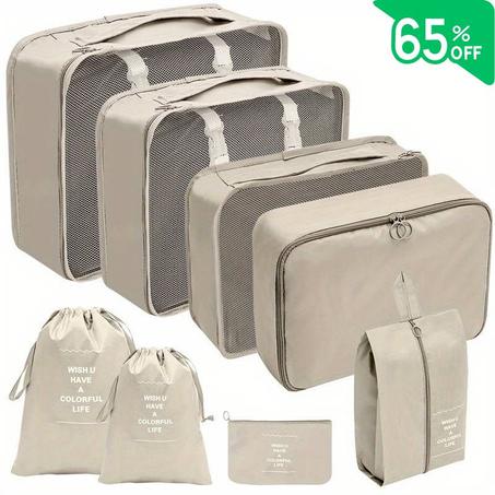 حقيبة تخزين للسفر (8 قطع)