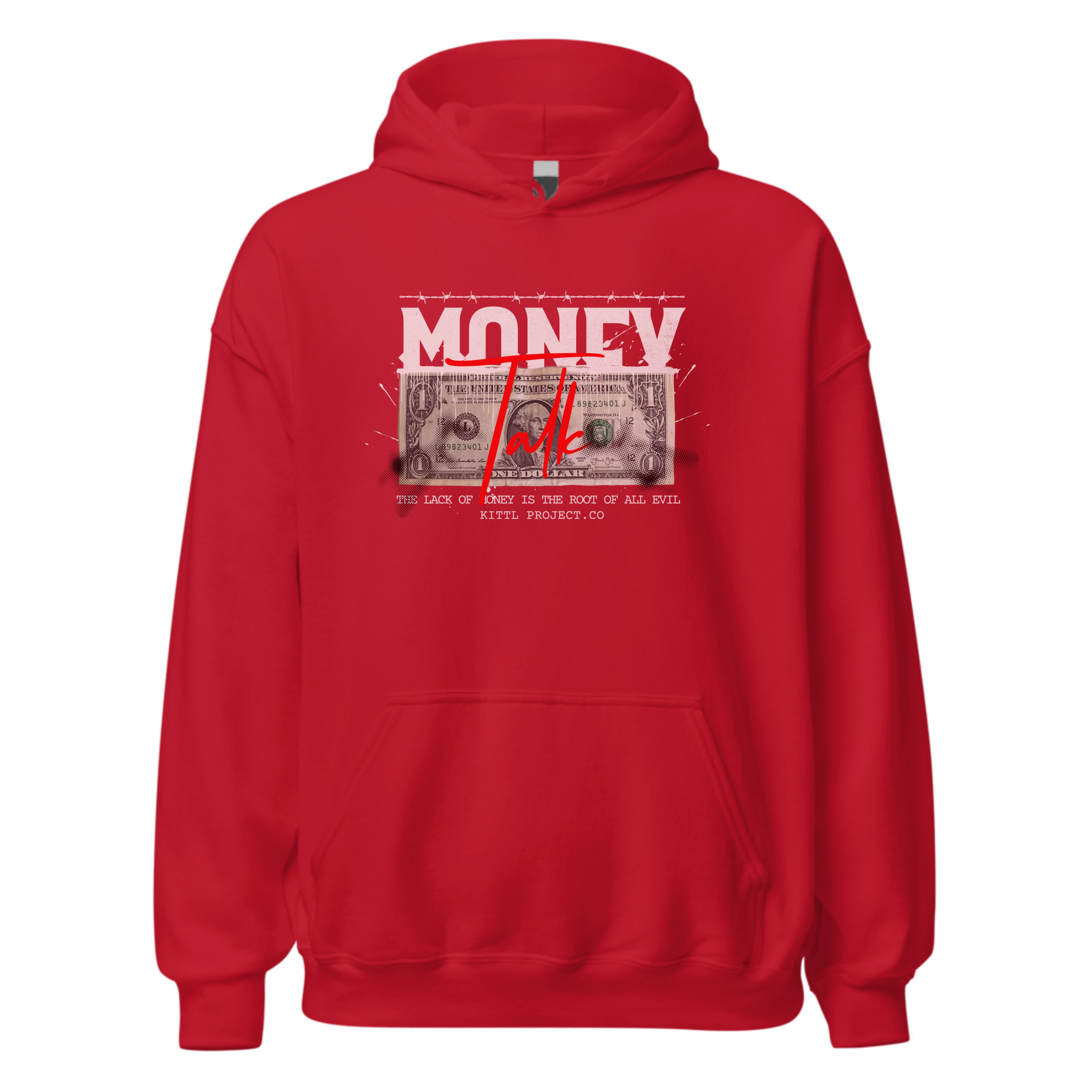 Premium Hoodie Oversized طبعة خلفية وأمامية