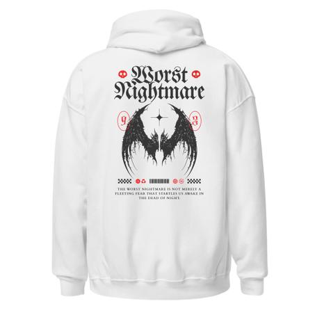 Premium Hoodie Oversized طبعة خلفية