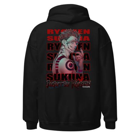 Premium Hoodie Oversized طبعة خلفية أمامية