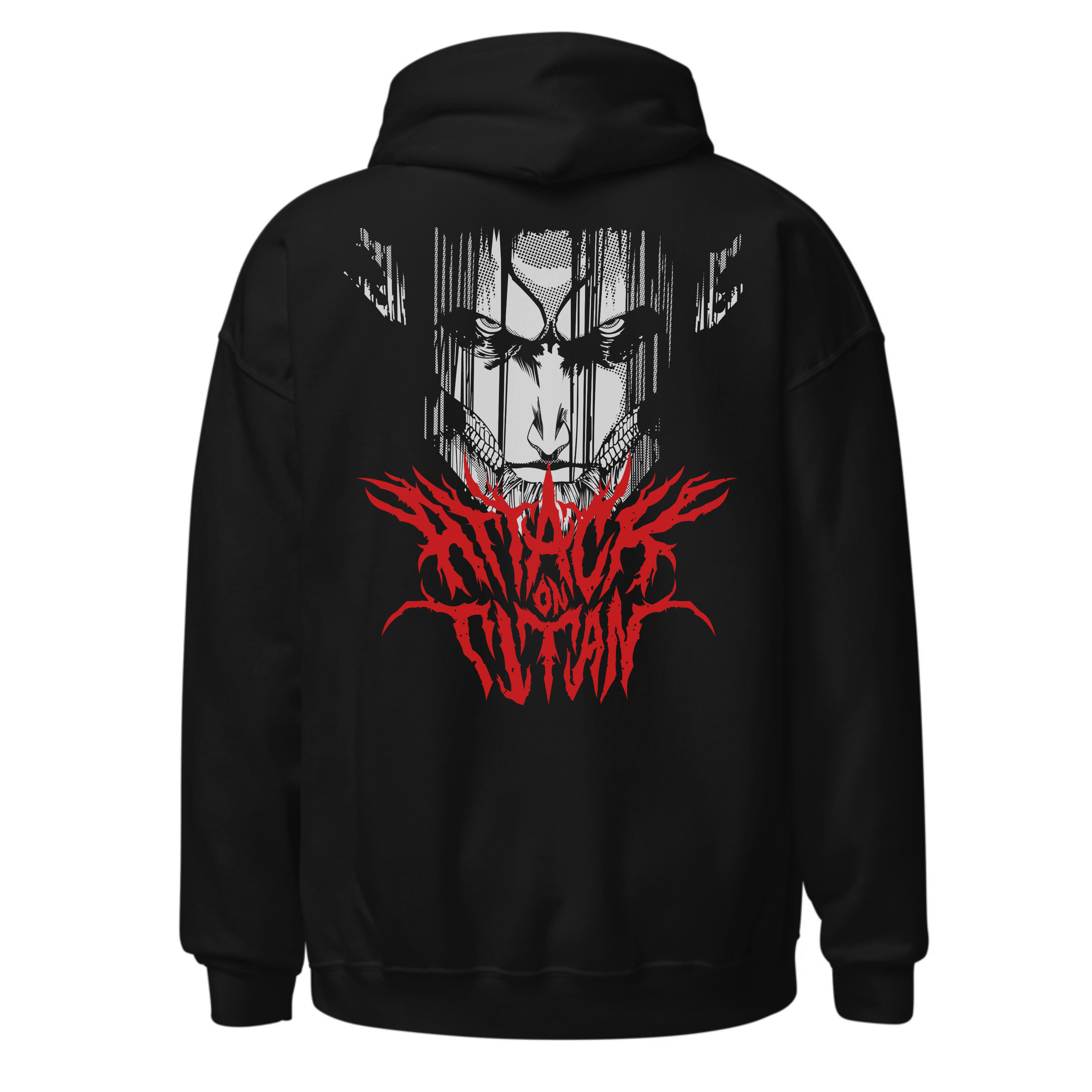Premium Hoodie Oversized طبعة خلفية