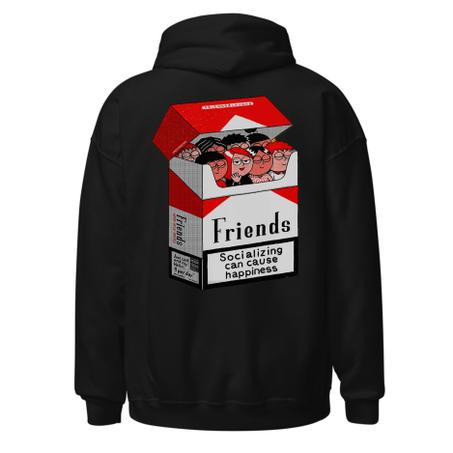Premium Hoodie Oversized طبعة خلفية
