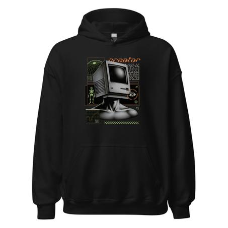 Premium Hoodie Oversized طبعة أمامية