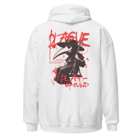 Premium Hoodie Oversized طبعة خلفية.