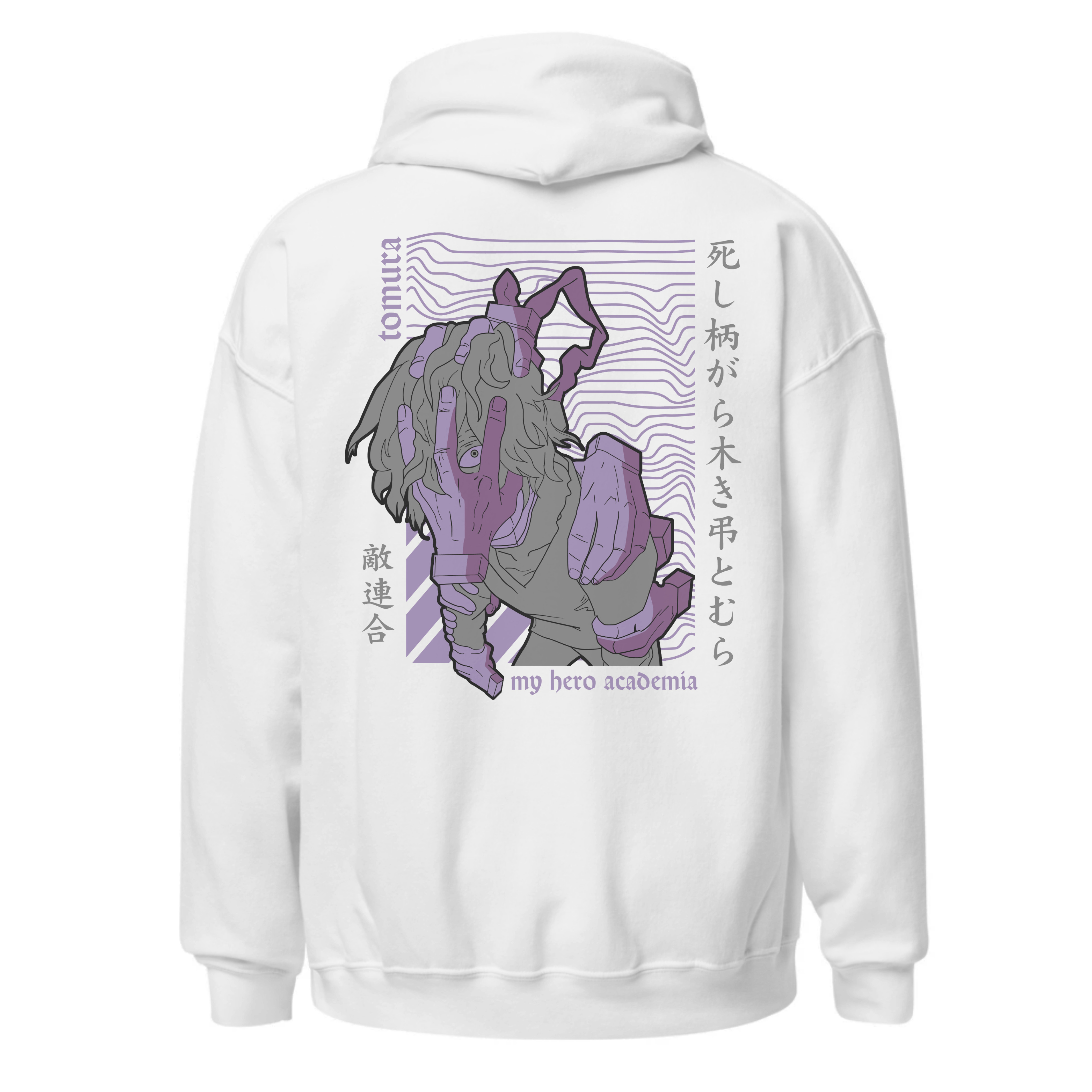 Premium Hoodie Oversized طبعة خلفية