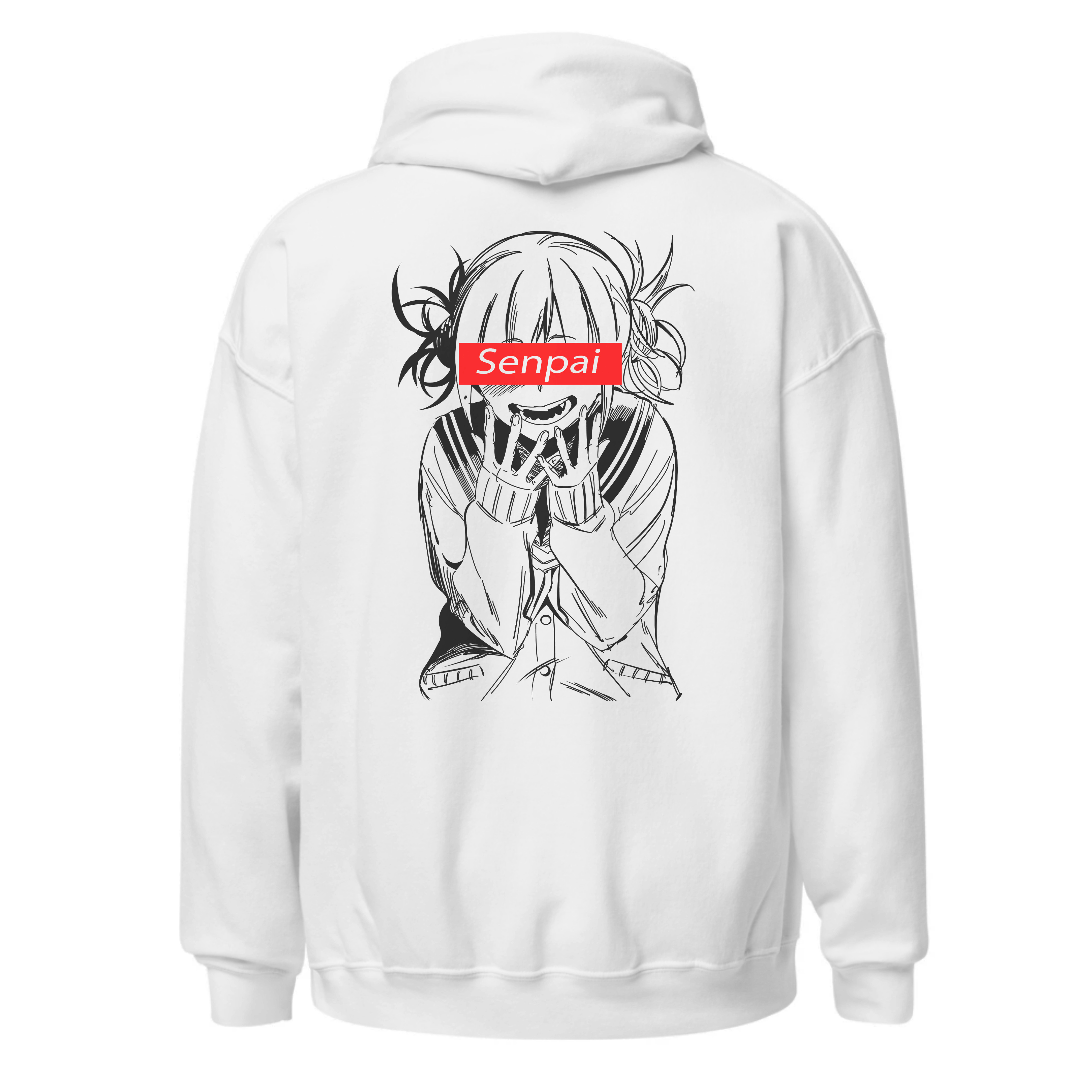 Premium Hoodie Oversized طبعة خلفية