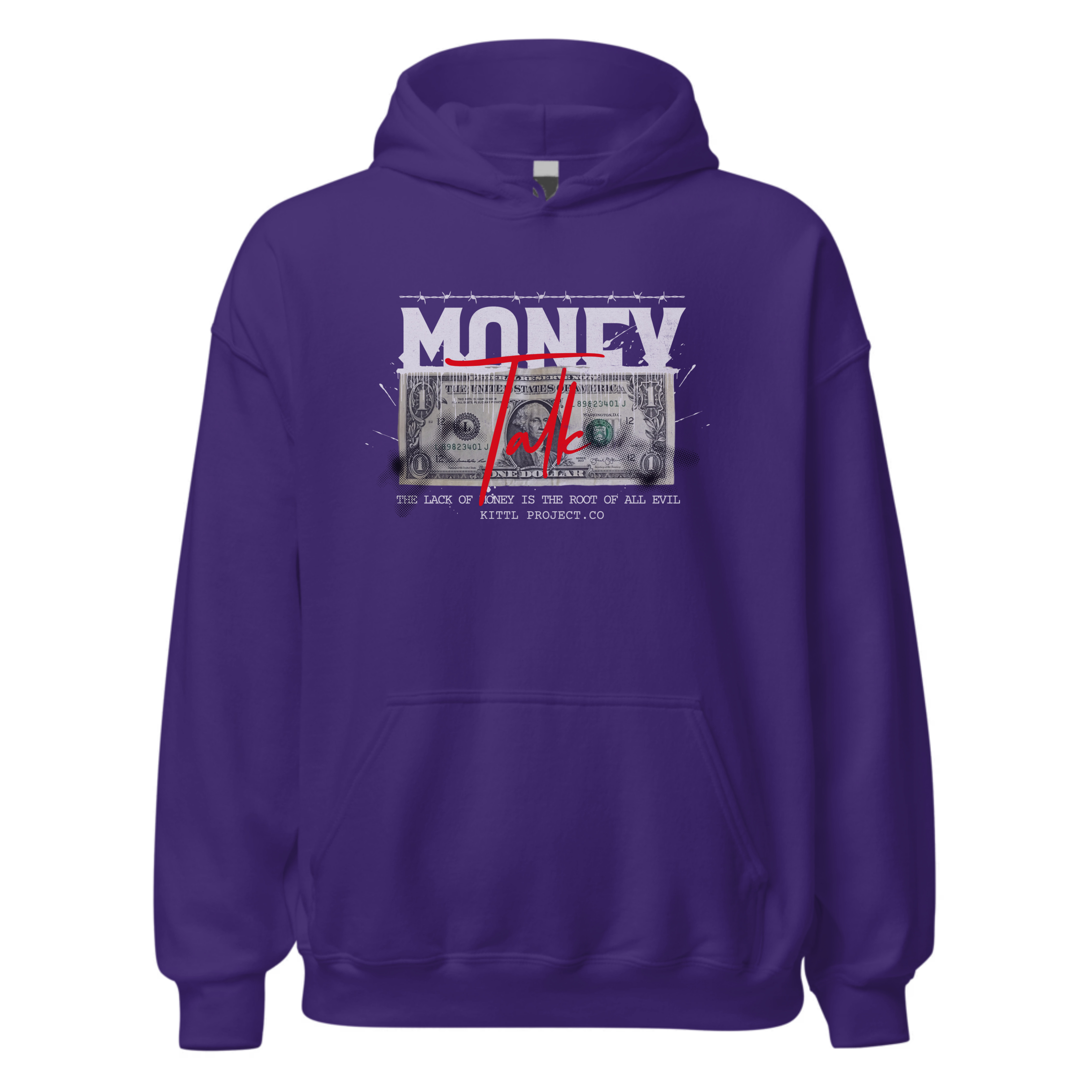 Premium Hoodie Oversized طبعة خلفية وأمامية