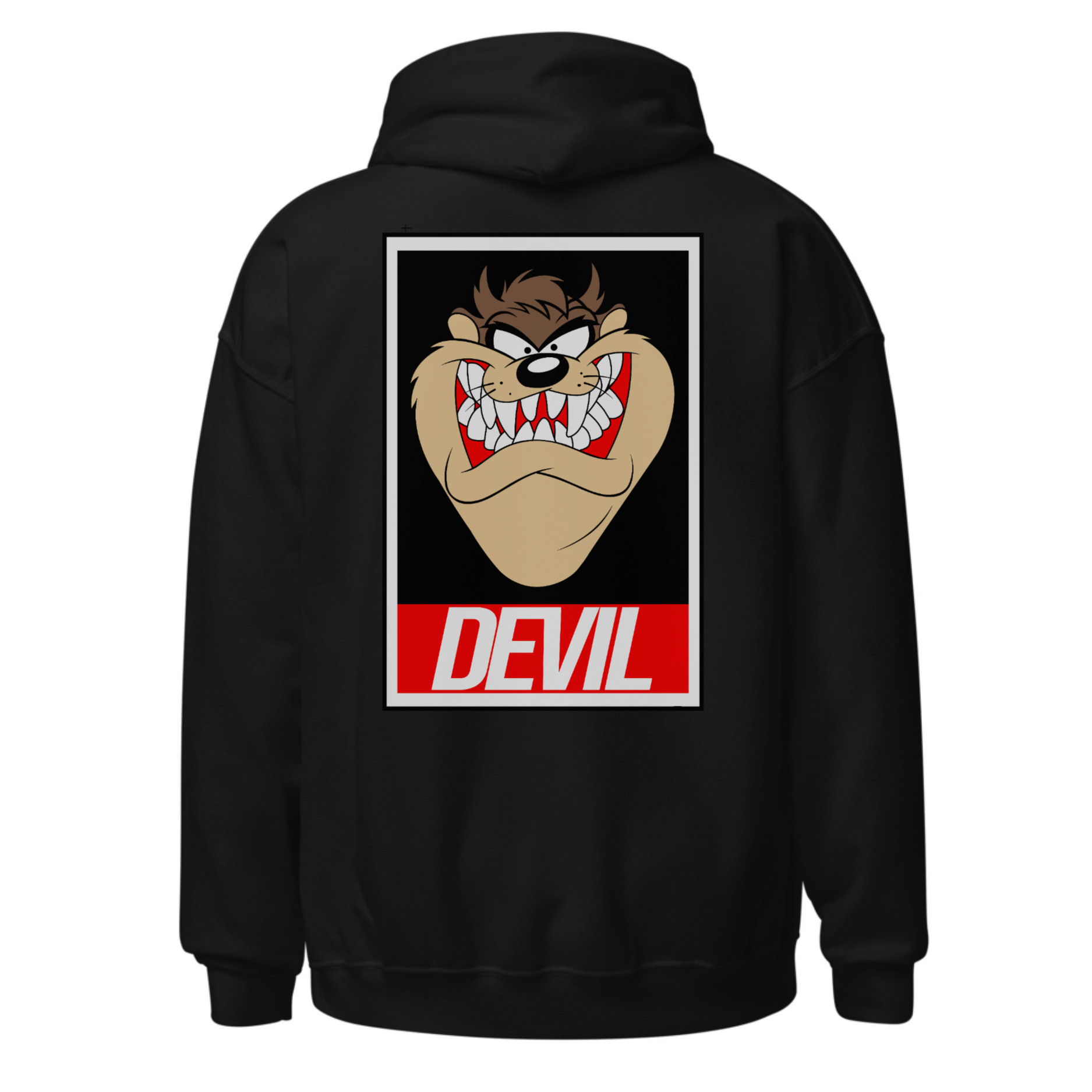 Premium Hoodie Oversized طبعة خلفية