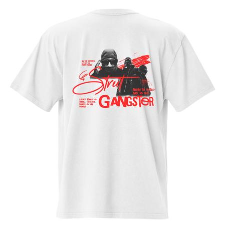 Premium Tshirt oversized طبعة خلفية