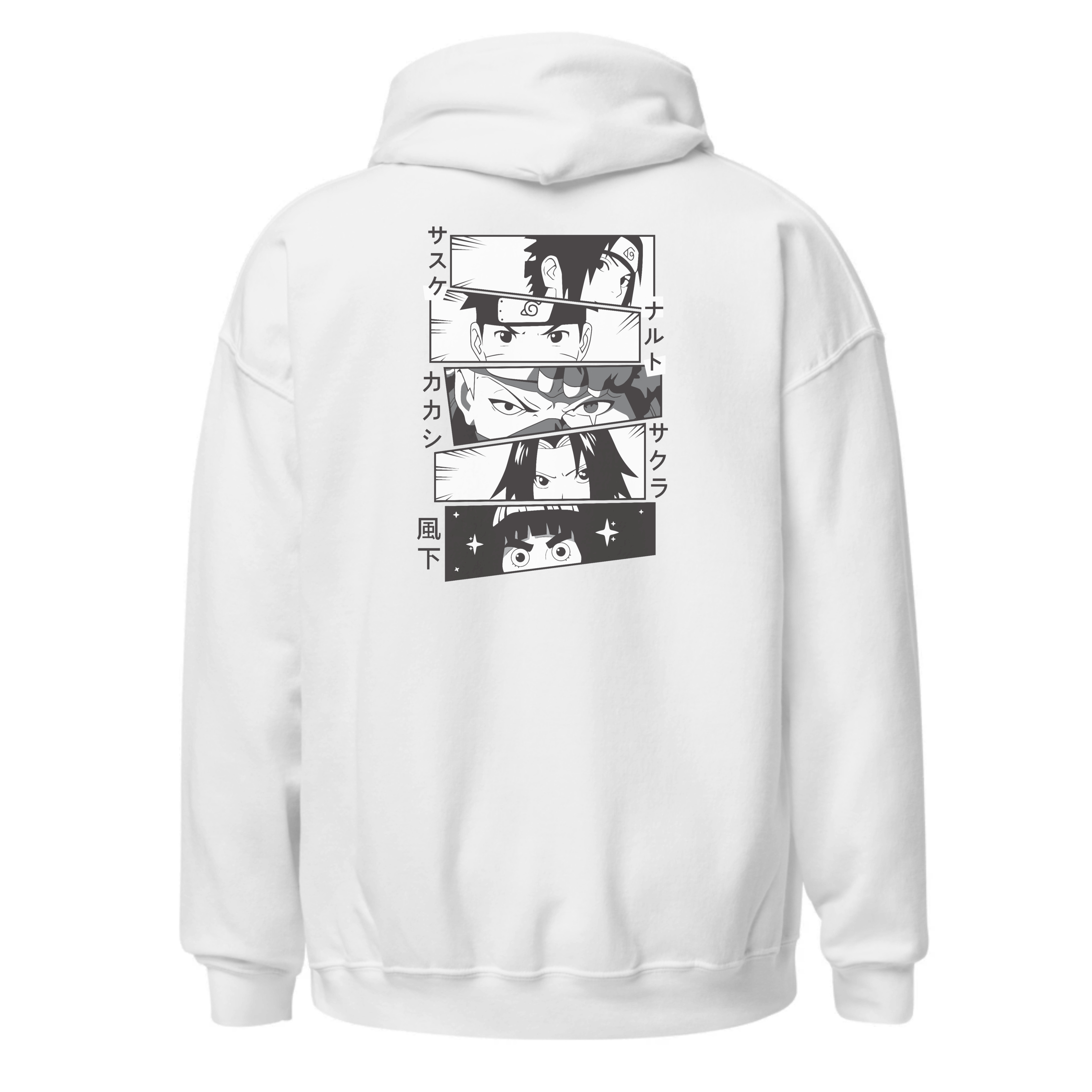 Premium Hoodie Oversized طبعة خلفية