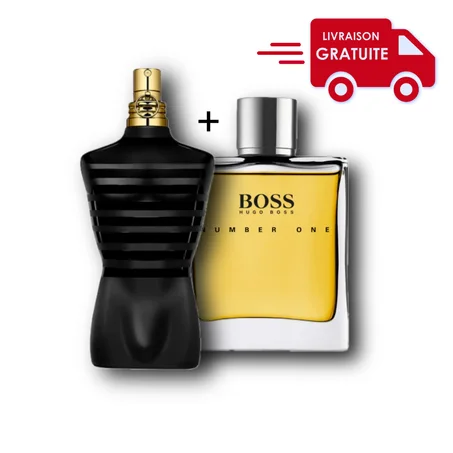 Le Male Le Parfum + Boss Number One + Livraison Gratuite