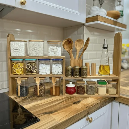 "سر المطبخ المرتب... في منظم واحد!"