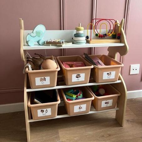 2x1 : Rangement Jouets et Bibliothèque