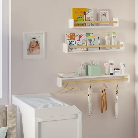 lot de 3 étagères murales