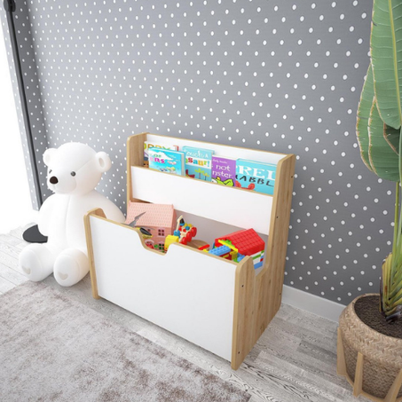 منظم غرفة الطفل - مكتبة وأرفف للألعاب