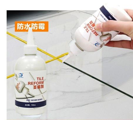 مالئ فراغات السيراميك بلونين مختلفين