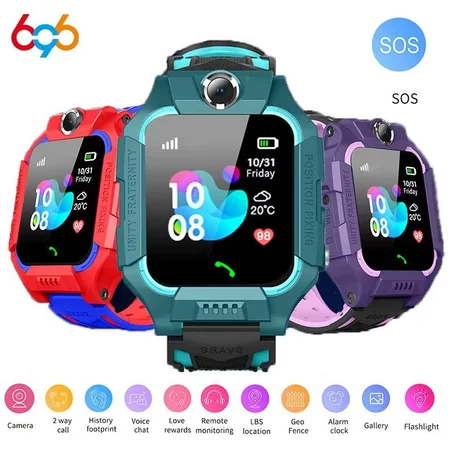 GPS ساعة ذكية للأطفال بتقنية