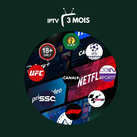 Abonnement 3 mois IPTV