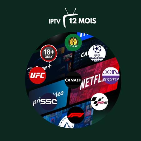 Abonnement 12 mois IPTV