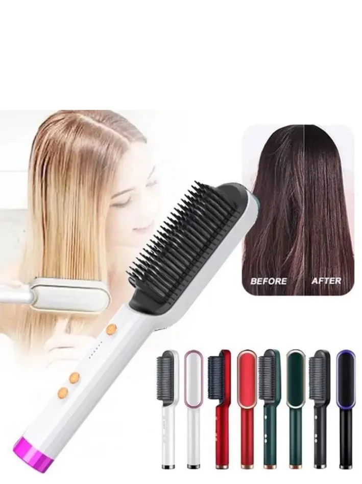 Brosse lissante électrique 2 en 1