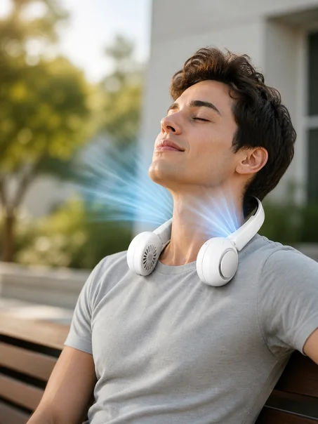 CoolWave 5X مروحة رقبة – أقوى أداء وتبريد متدرج