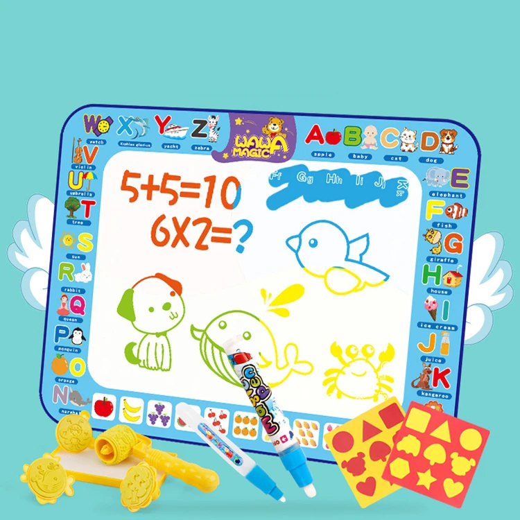 بساط تعليمي للرسم والتلوين 2 إلى 7 سنوات