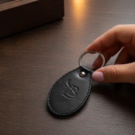 PORTE CLE EN CUIR