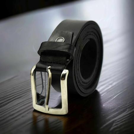 Ceinture en cuir véritable – Boucle italienne