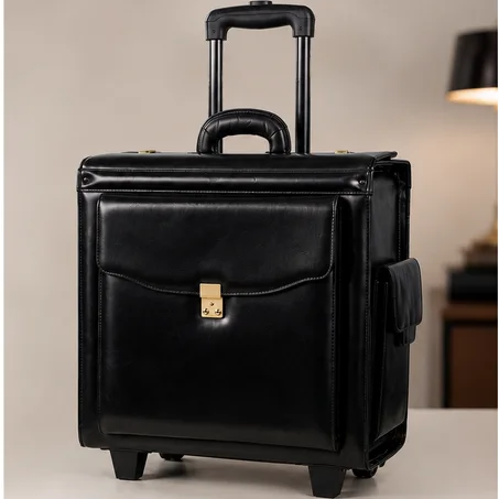VALISE PILOTE EN CUIR