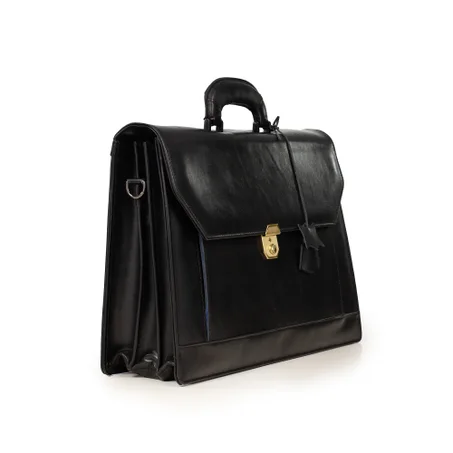 CARTABLE 3 COMPARTIMENT EN CUIR