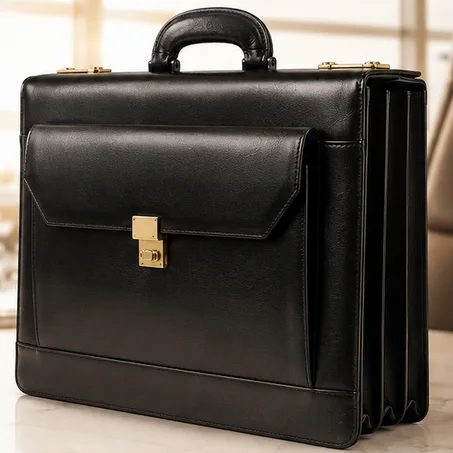 CARTABLE PILOTE EN CUIR