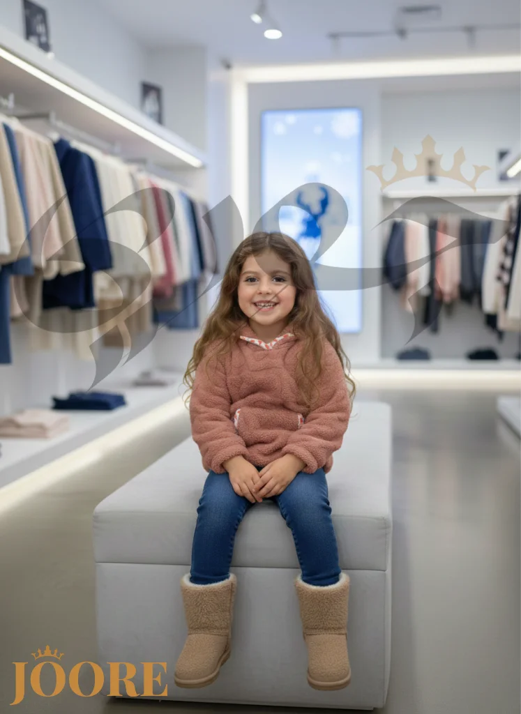 هودي شتوية ثوب كانيش للأطفال – دفء وراحة بأسلوب عصري