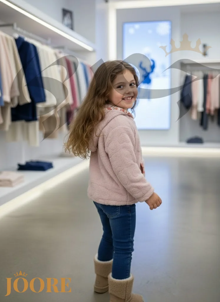 هودي شتوية ثوب كانيش للأطفال – دفء وراحة بأسلوب عصري