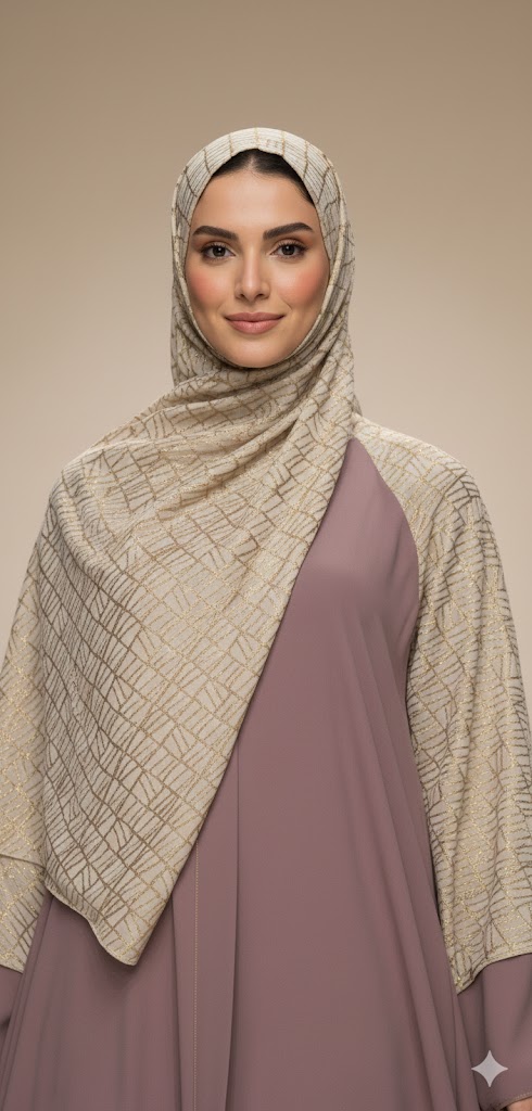 ✨ عباية كلوش يد عريض مع شال | إطلالة راقية تجمع بين الأناقة والراحة