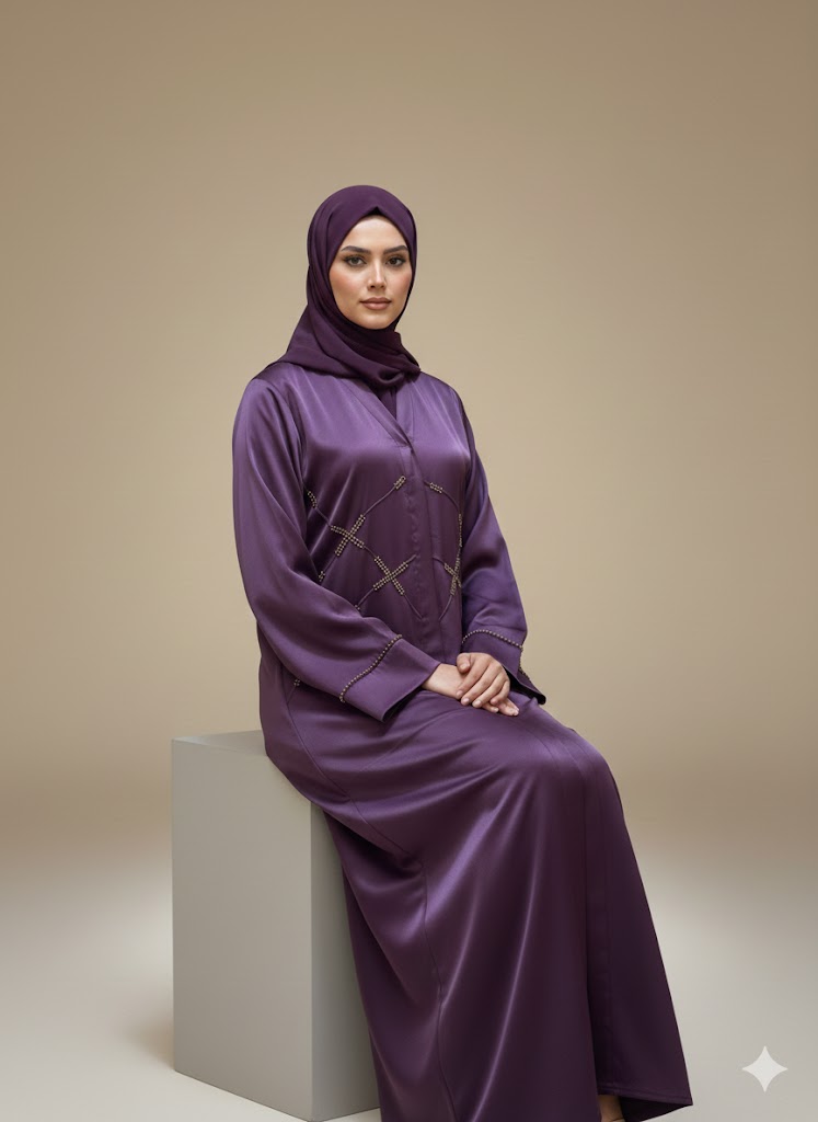 💎 عباية نواعم بالعقيق – فخامة التفاصيل ولمسة الأناقة