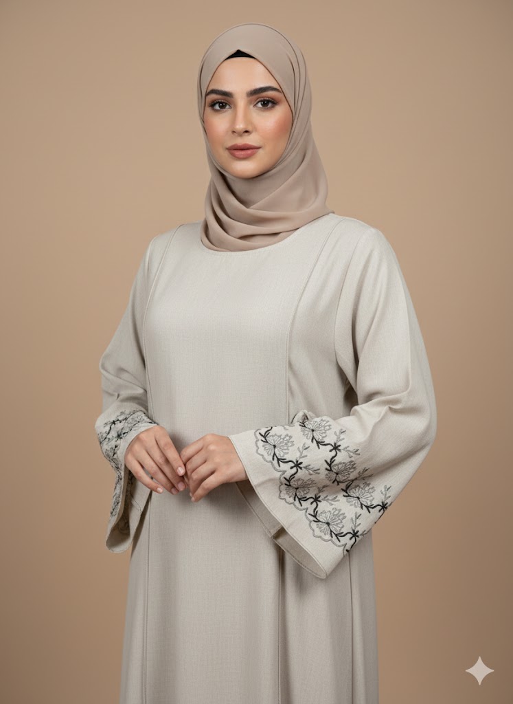 ✨ كسوة فاخرة بالسيور الجانبية وتطريز اليد | تصميم أنيق يجمع بين الراحة والفخامة