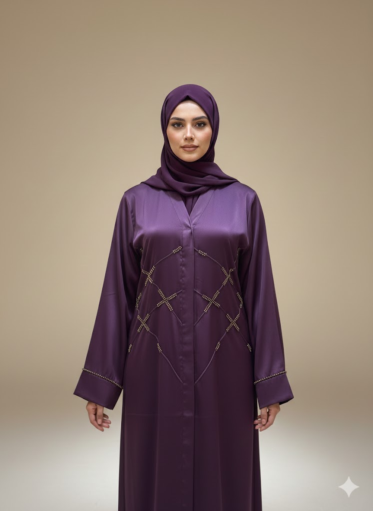 💎 عباية نواعم بالعقيق – فخامة التفاصيل ولمسة الأناقة