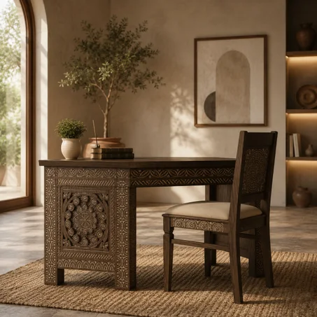 Handcrafted Moroccan Office Desk