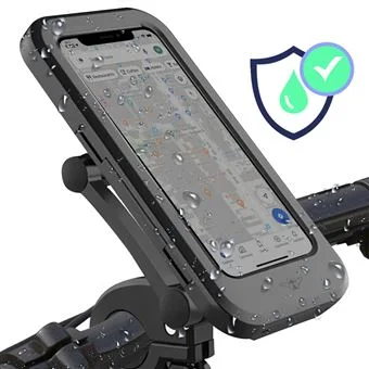 Generic Support Téléphone Étanche – Guidon de Vélo et Moto, Rotatif à 360°