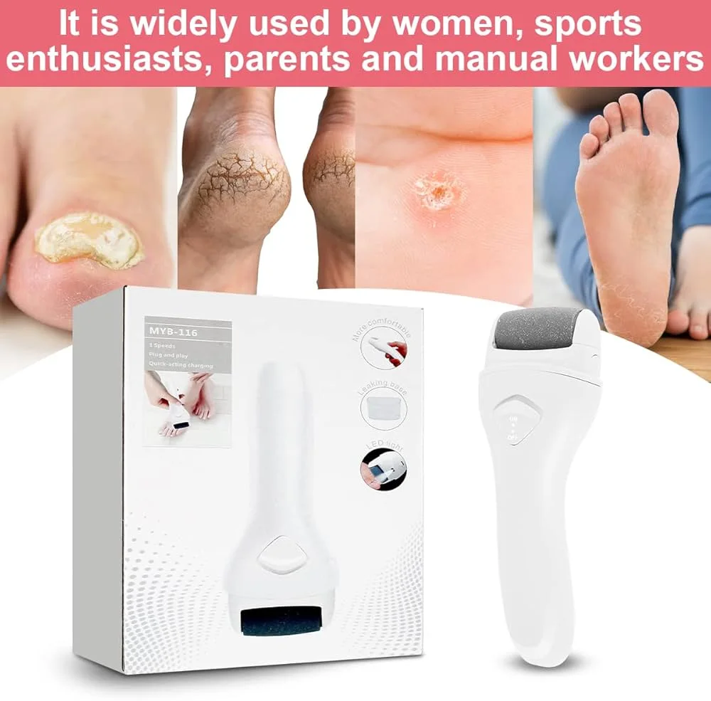 Tondeuse Électrique pour Pieds – Broyeur de Callosités Rechargeable USB